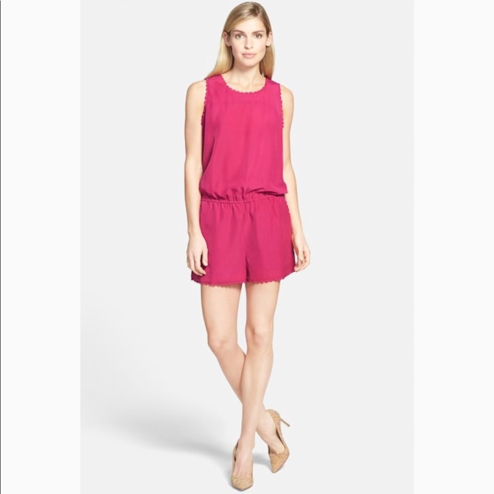 Chelsea28 Scalloped Romper